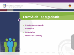 powerpoint presentatie foamshield